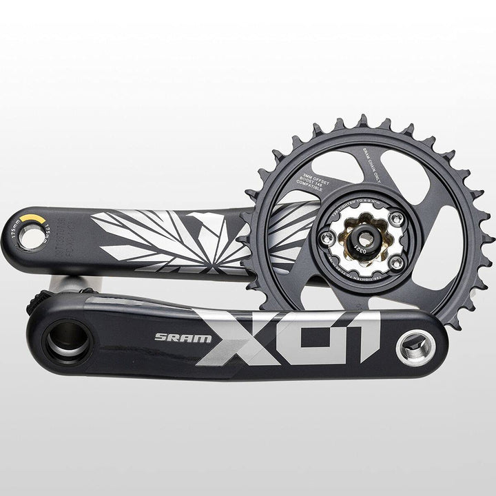 SRAM X01 Eagle Dub Crankset - Boost Schwarz 32z, Schwarz 32z