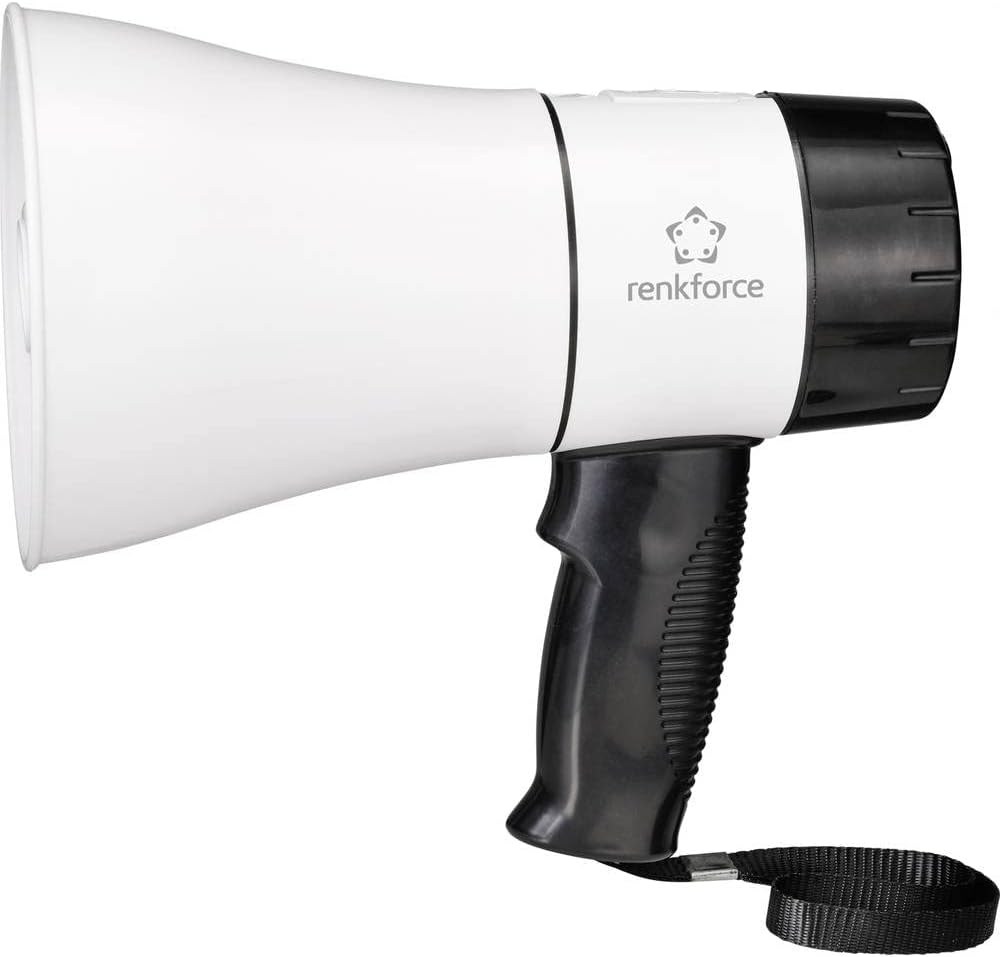 SpeaKa RF-MP-200 Megaphon Aufnahmefunktion, mit Haltegurt