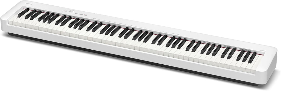 Casio CDP-S110WE Digitalpiano mit 88 gewichteten Pianotasten, weiss Weiss Single, Weiss Single