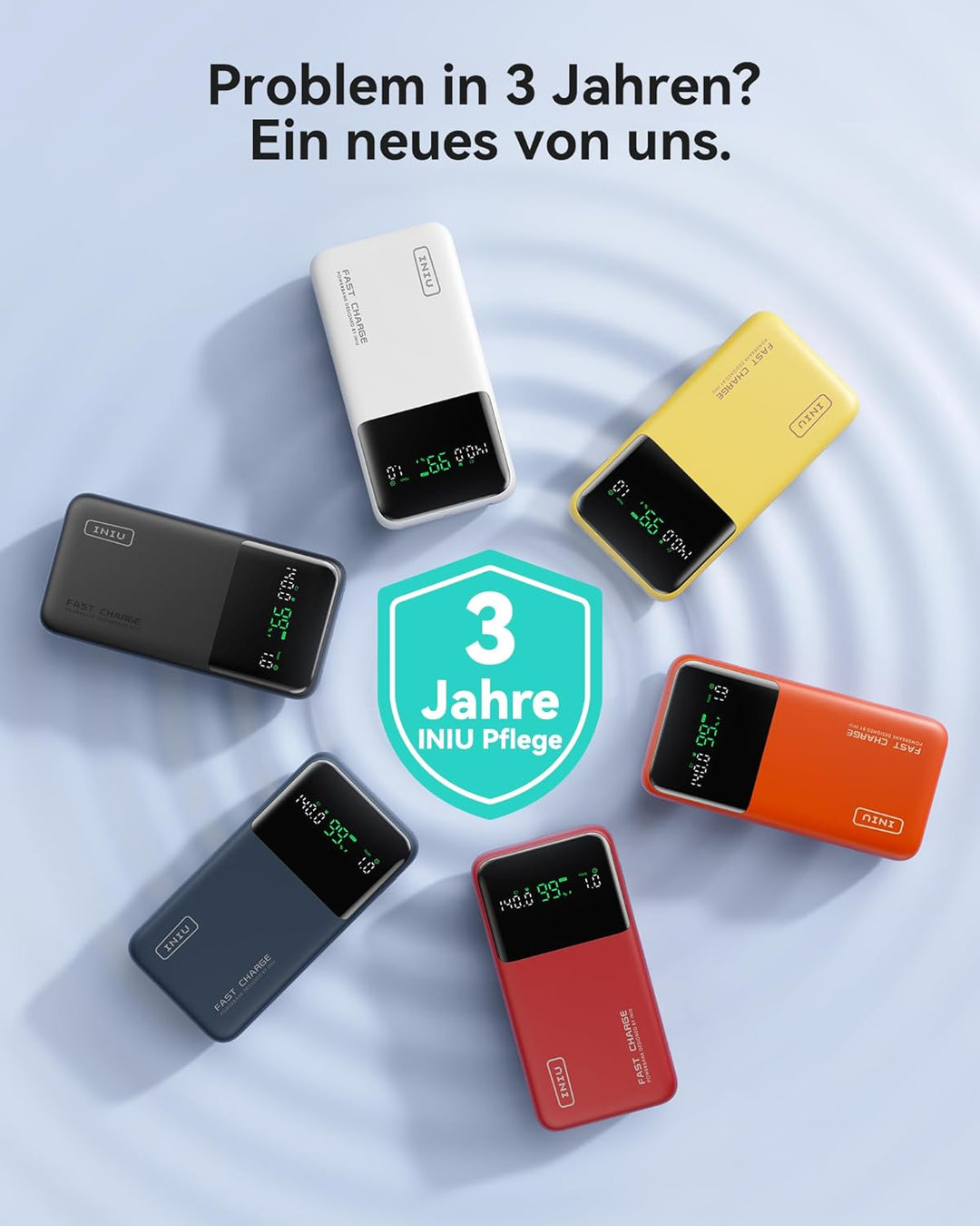 INIU Power Bank, 25000mAh 140W Powerbank leicht und leistungsstark Phone & Laptop, Schnelles Mini Ex