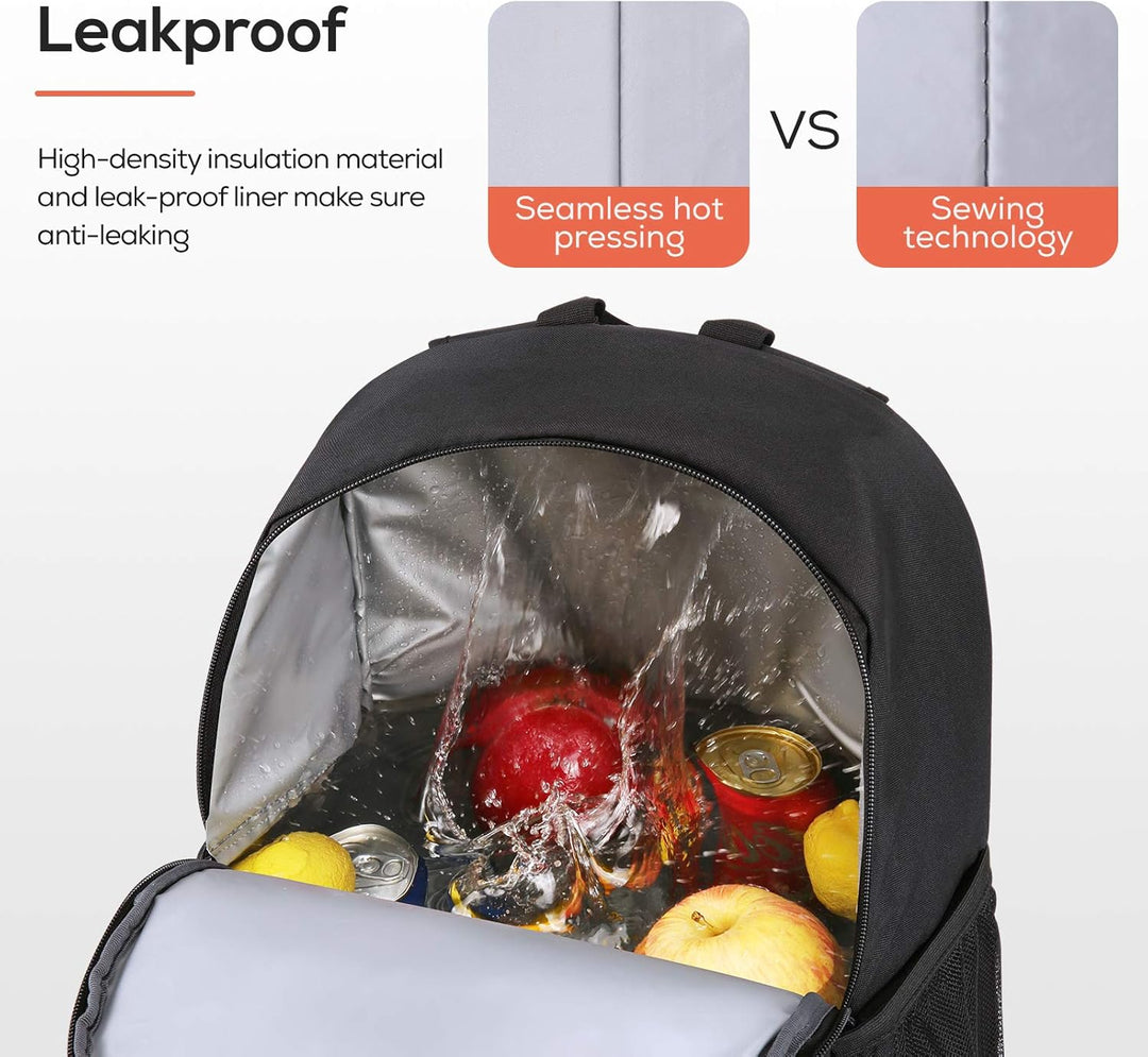 TOURIT 25L kühlrucksack, Wasserdichter kühl Rucksack Kühltasche Ultraleichter Rucksack für Männer un