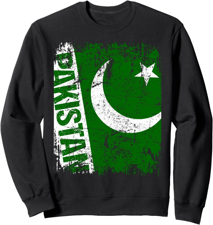 PAKISTAN Flagge Damen Herren Kinder PAKISTAN Sweatshirt