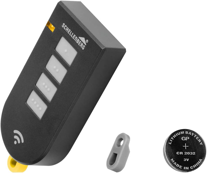 Schellenberg 60931 Garagentor Fernbedienung Smart DRIVE, 4-Kanal, 868,4 MHz, anthrazit Handsender 4