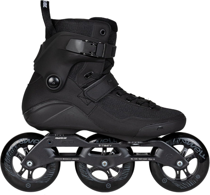 Powerslide Inline Skate Triple Black 110 Black, für Fitness, für Damen und Herren