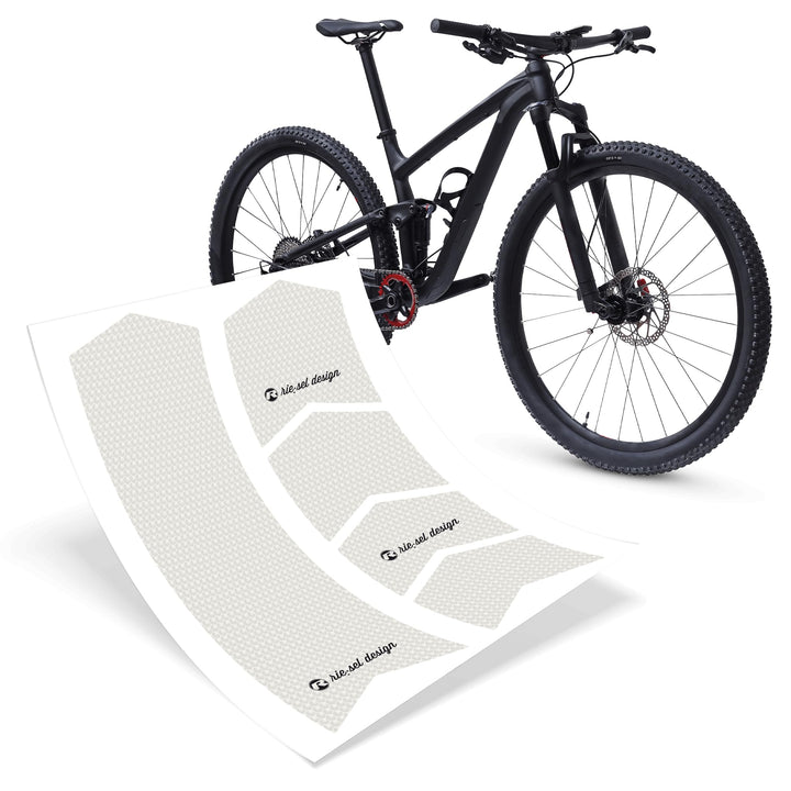 Riesel Design® Frame:Tape 3000 Fahrrad Rahmenschutz - Stylische Fahrrad Schutzfolie/Selbstklebende F