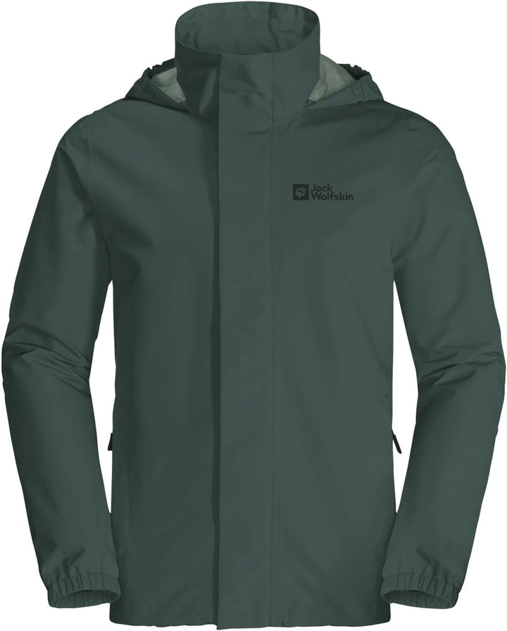 Jack Wolfskin Herren Stormy Point 2l Jkt M Jacket M black olive, M black olive