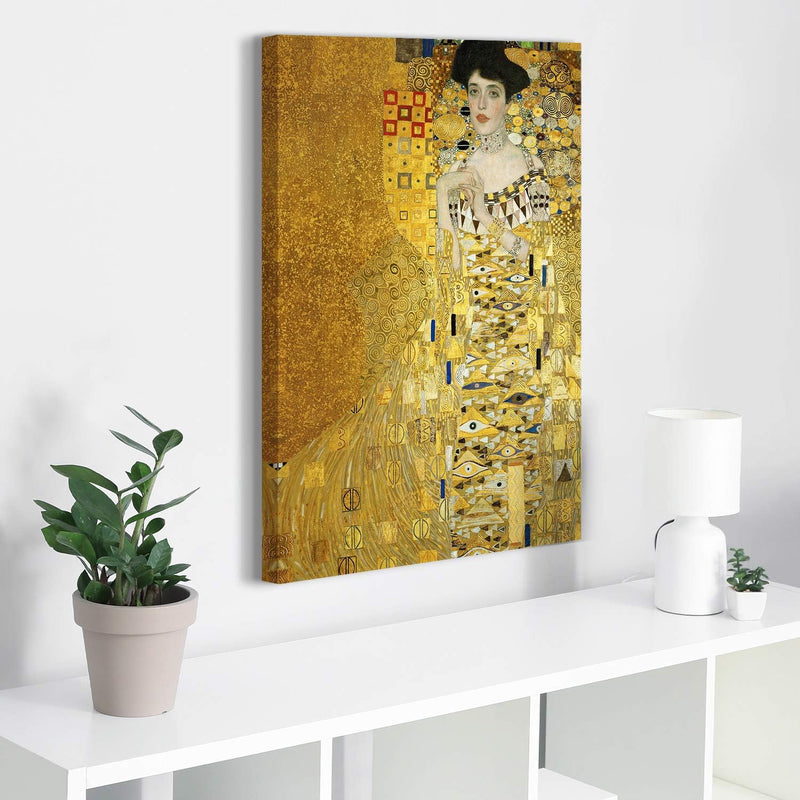 PICANOVA – Portrait of Adele Bloch-Bauer 40x60cm – Premium Leinwanddruck – Kunstdruck Auf 2cm Holz-K