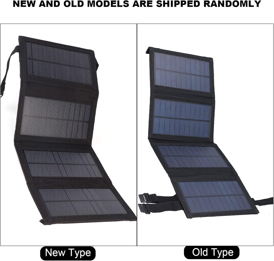Tyenaza 20W USB Solar Panel, Faltbare tragbare polykristalline Solarzellen -Ladegerät für Out (Schwa