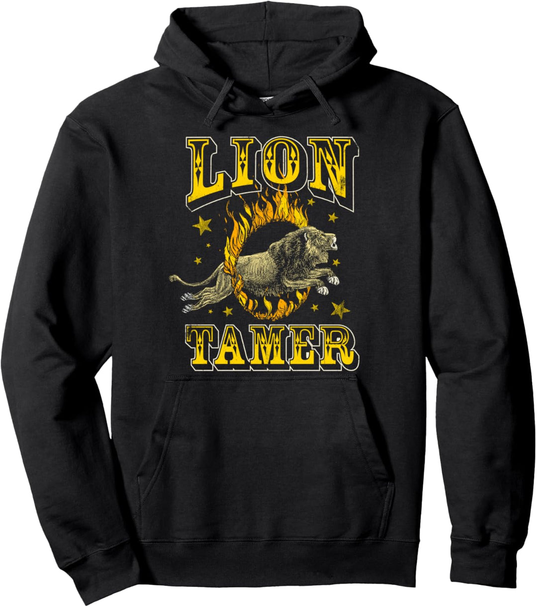 Zirkusstab Löwenzähmer Vintage Karneval Kostüm Mottoparty Pullover Hoodie