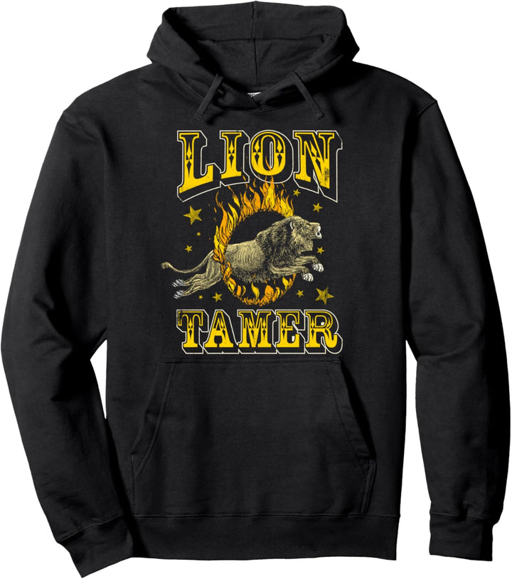 Zirkusstab Löwenzähmer Vintage Karneval Kostüm Mottoparty Pullover Hoodie