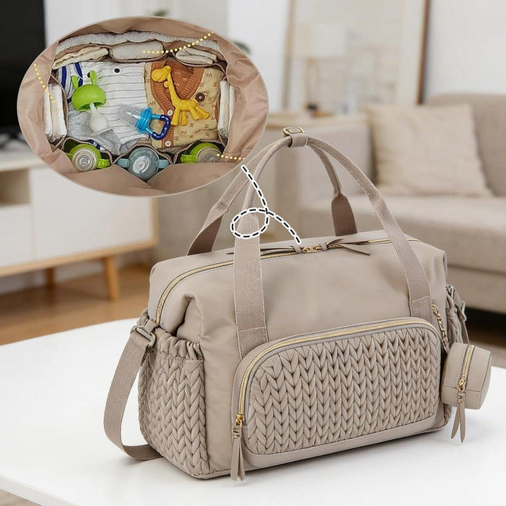 FARYODI Baby Wickeltaschen, Multifunktionale Wickeltasche für Mütter, Grosse Windeltasche mit verste