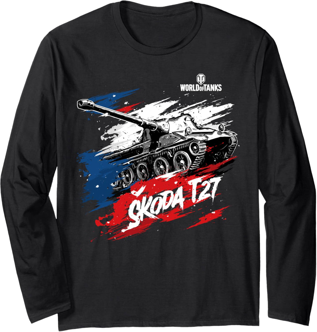 Welt der Panzer Skoda T 27 Langarmshirt