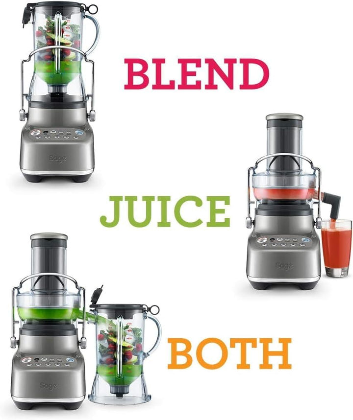 Sage - The 3X Bluicer - 2-in-1 Mixer & Entsafter für Smoothies, Säfte, Frappes, Slushies & Cocktails