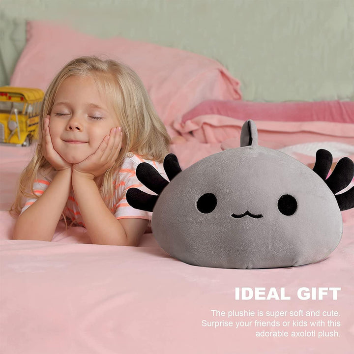 shownicer Plüschtier Axolotl Stofftier Kawaii Salamander Plüsch, Axolotl Kuscheltier Plüschkissen Sp