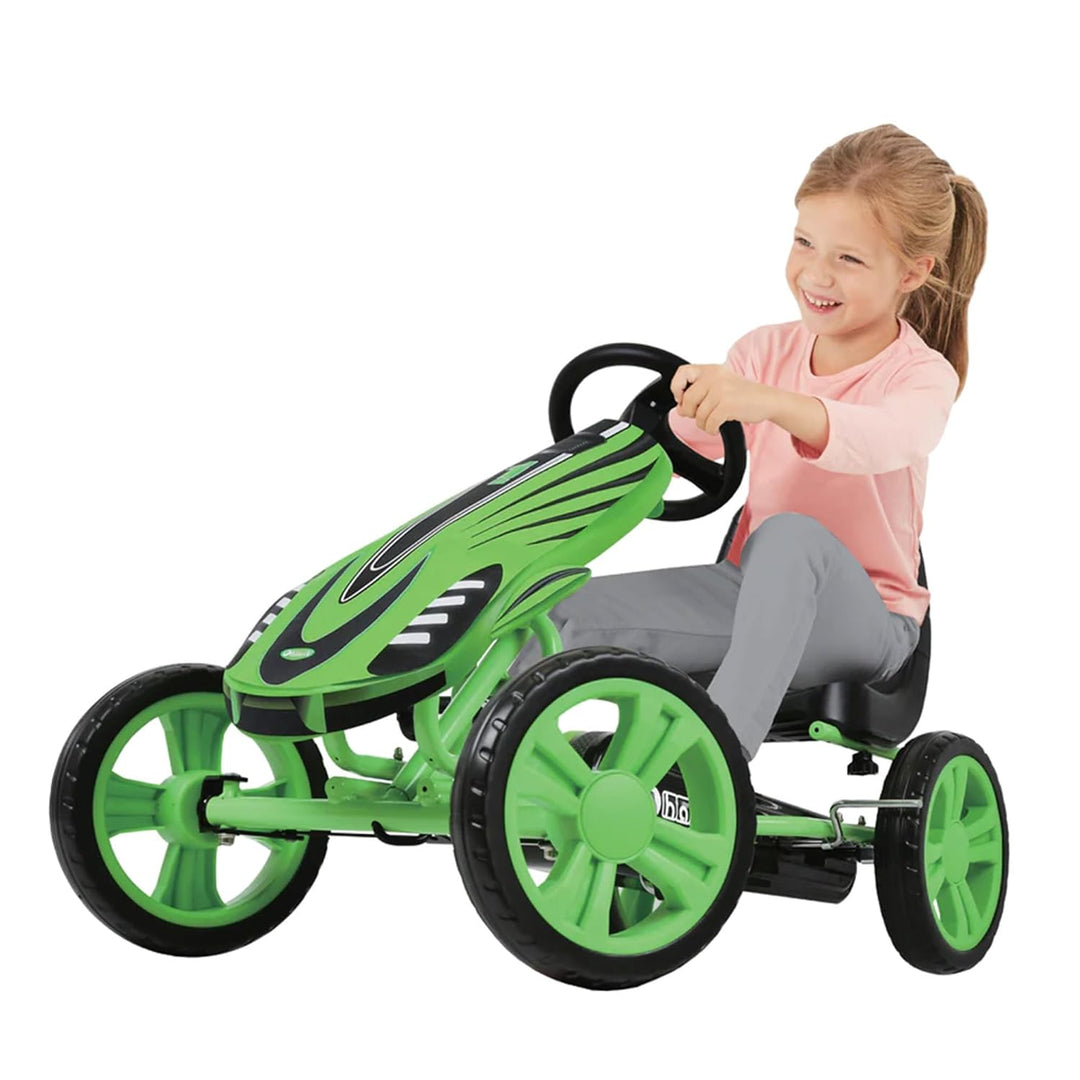 hauck Go-Kart Speedster für Kinder ab 4 Jahren bis 50 kg Köpergrösse 90-110 cm, Tretauto mit Handbre