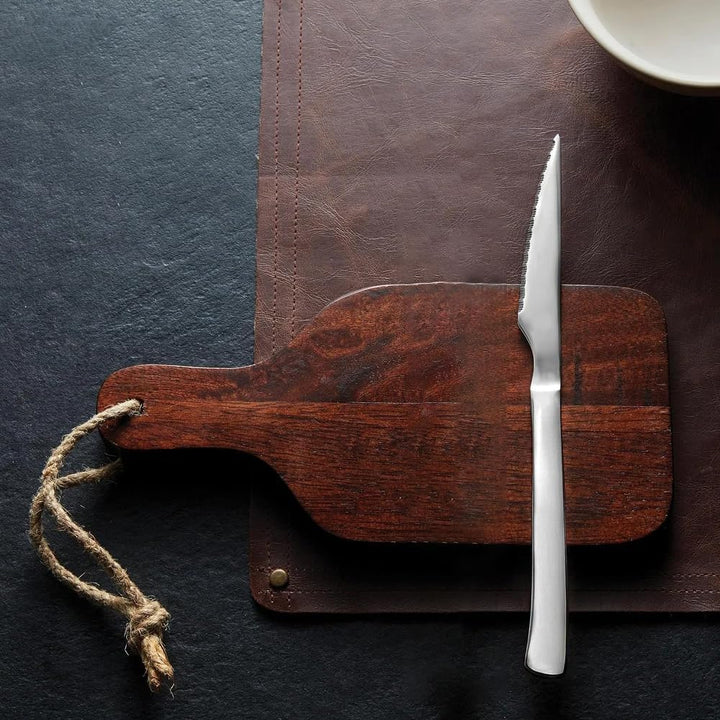 Menax - Edelstahl Steakmesser - Tafelmesser - Brotzeitmesser - Sägemesser - Menümesser - Set 12 Stüc