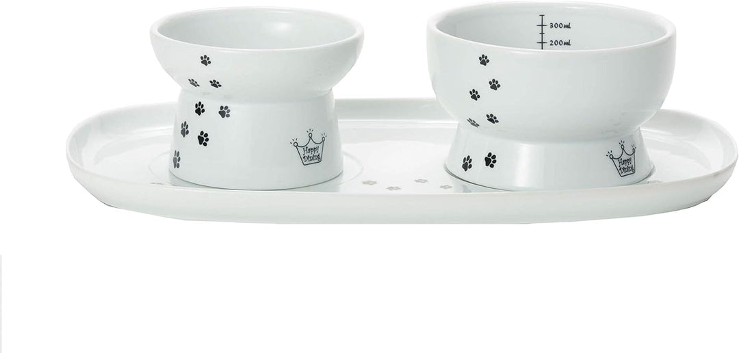 Neco Ichi Cats First Necoichi erhöhter Katzenfutternapf, stressfrei, Rückflussverhinderung, spülmasc