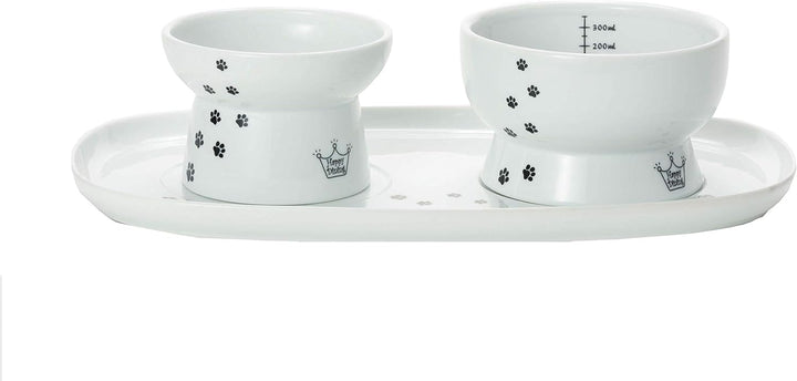 Neco Ichi Cats First Necoichi erhöhter Katzenfutternapf, stressfrei, Rückflussverhinderung, spülmasc