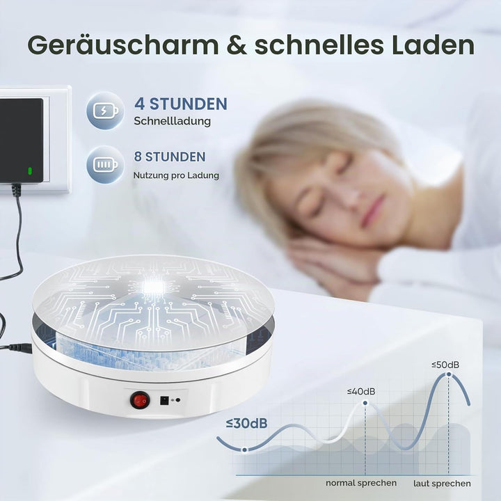Elektrischer Drehteller, Couleeur 30CM 100KG Elektrischer Drehbarer Drehteller, 360° Richtung und Ge