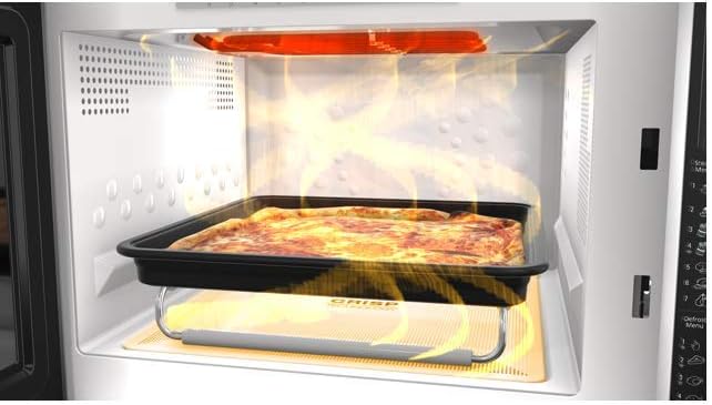 Whirlpool MWF 427 SL Mikrowelle Extra Space + Grill, 25 Liter, silber, mit Steamer, hoher und flache