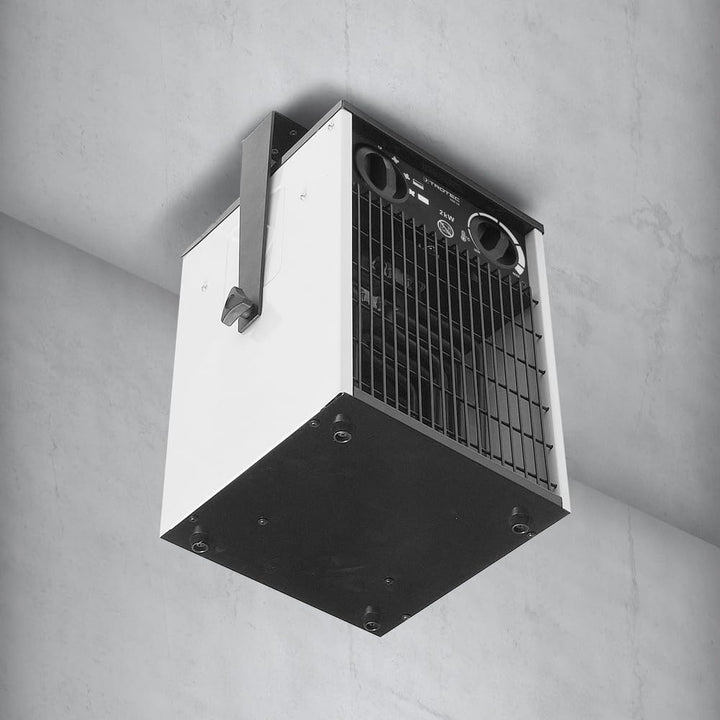 TROTEC Elektro Heizlüfter TDS 10 – Heizleistung 1 kW / 2 kW – Bauheizer Luftmenge 186 m³/h – Heizgeb