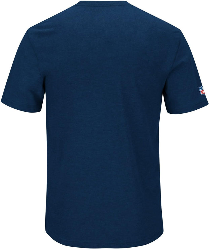 Majestic NFL New England Patriots T-Shirt Tee Football Great Value S Navy, S Navy