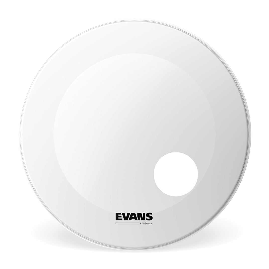 Evans BD24RGCW Resonanzfell für Bassdrum 60,9 cm (24 Zoll) Loch 12,7 cm (5 Zoll) weiss 24 inch, 24 i