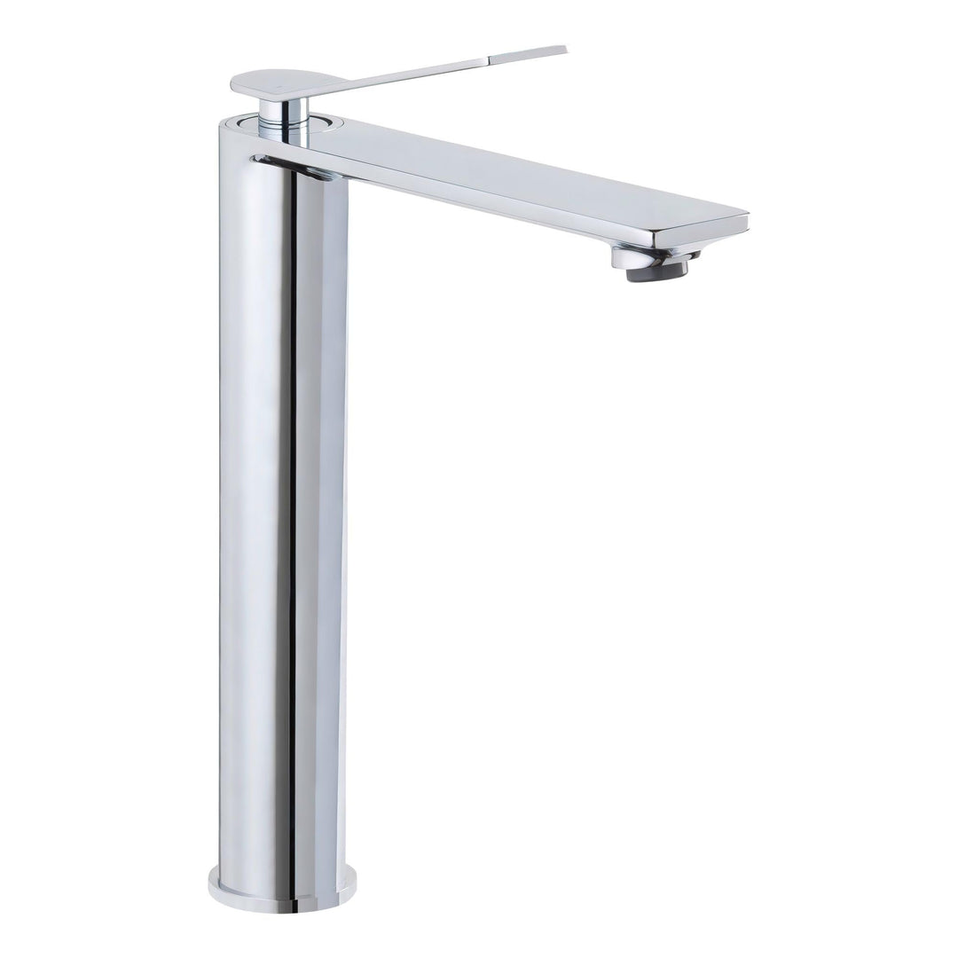 SCHÖNER WOHNEN-Kollektion Waschtischarmatur VIOLA L, Chrom, Wasserhahn geeignet für Aufsatzwaschbeck