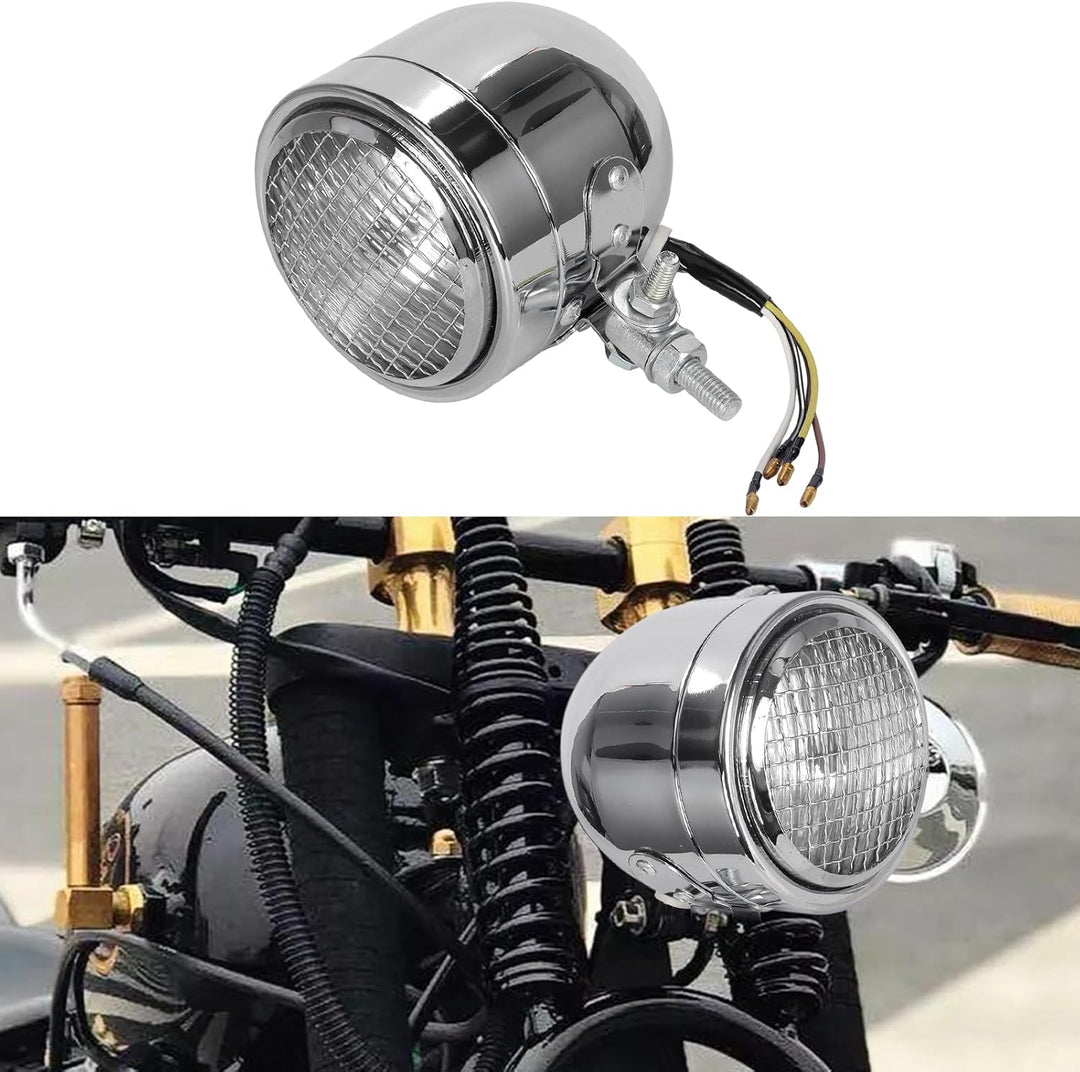 Motorradscheinwerfer – Lampe mit hoher Sichtbarkeit mit Gehäuse | Leuchtmittel für Motorradscheinwer