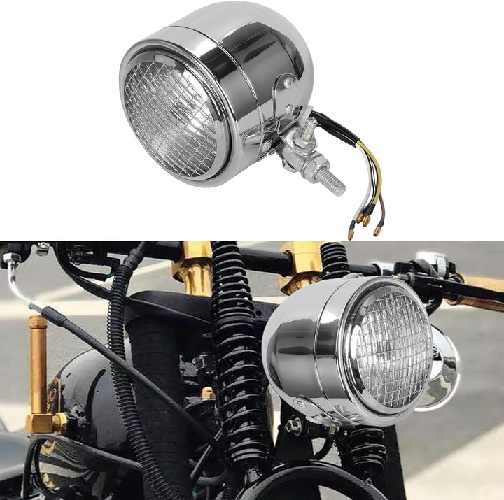 Motorradscheinwerfer – Lampe mit hoher Sichtbarkeit mit Gehäuse | Leuchtmittel für Motorradscheinwer