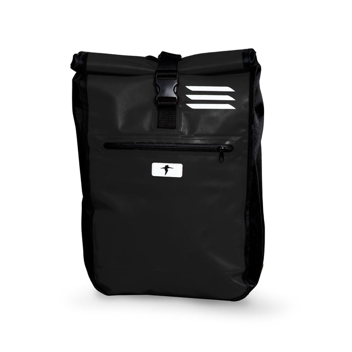Red Loon Kurier Rucksack Courier Bag Kuriertasche LKW-Plane Backpack Kurierrucksack Schwarz, Schwarz