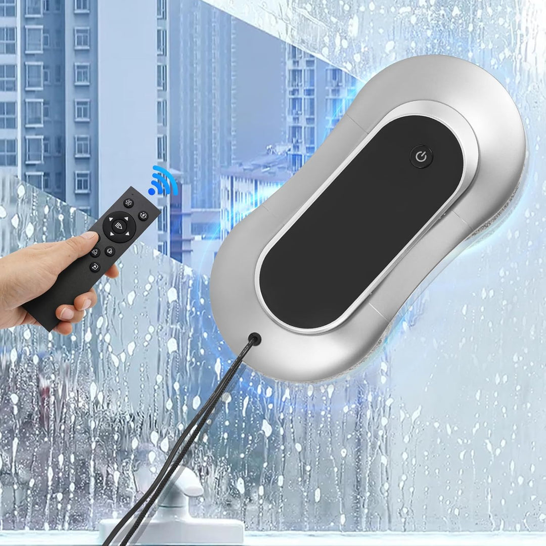 Fensterputzroboter, Elektrischer Fensterreiniger mit Fernbedienung, Automatischer Fensterputzer für