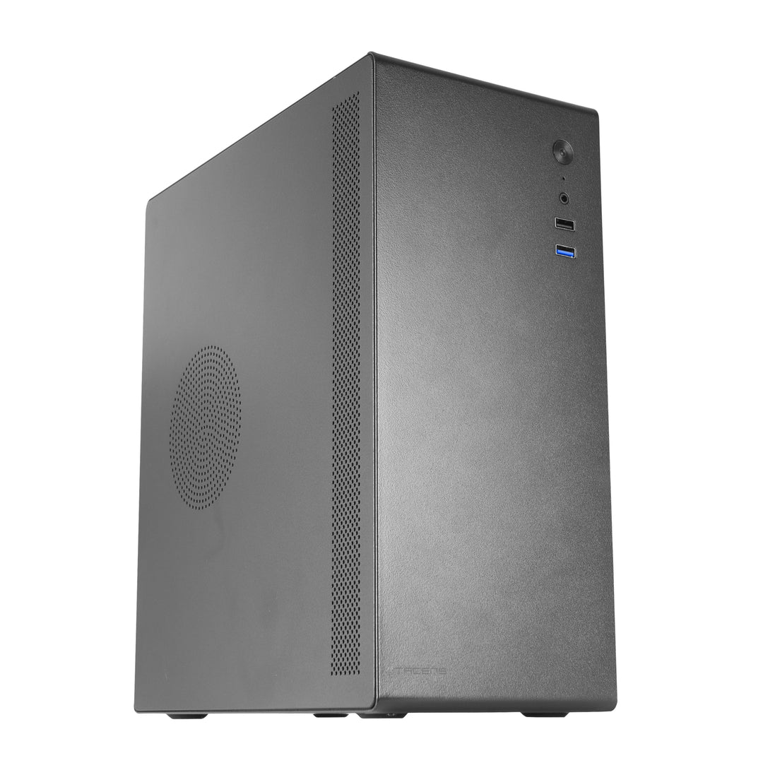 biomag Tacens NOVAX, Ultra-kompaktes Micro-ATX PC-Gehäuse, Ultra-Robustes Ganzmetall-Design, 1x 80mm