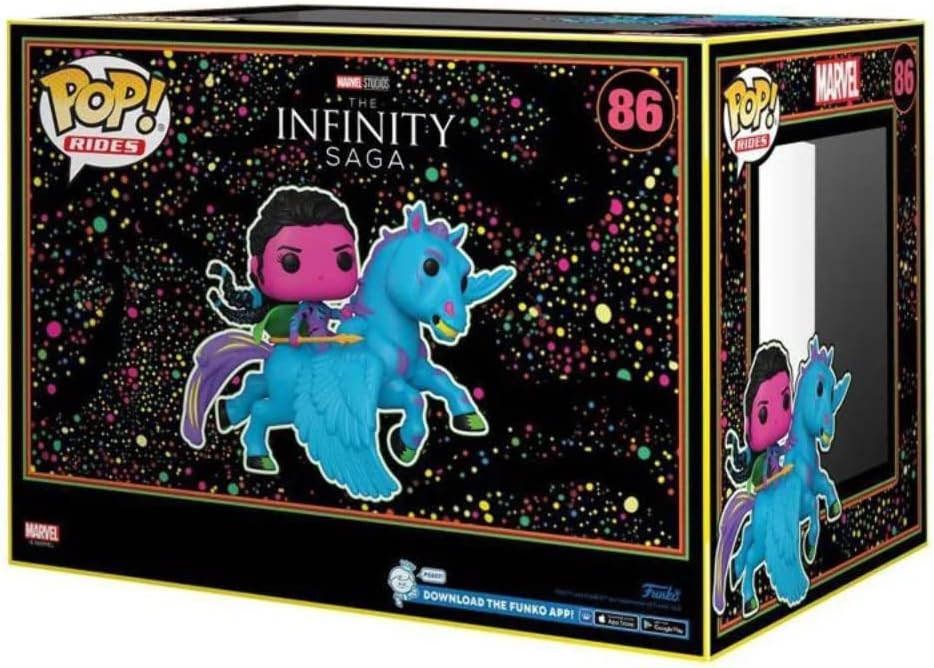 Marvel Comics - Valkyrie Black Light US Exclusive #86 Pop! Ride