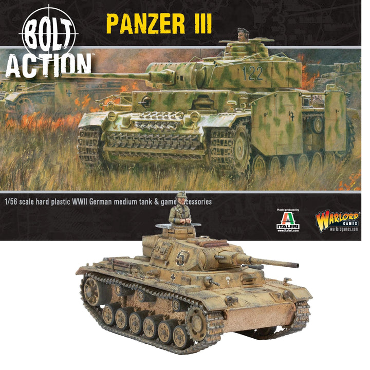 Warlord Games Bundeswehr Panzer III mittlerer Panzer - 1:56/28mm Kunststoff Massstab Modellpanzer fü