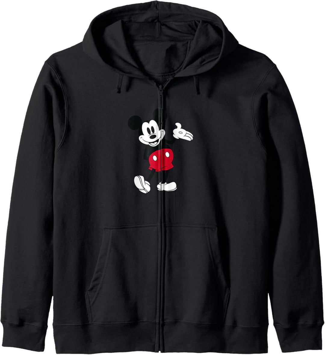 Disney Mickey Mouse Smile Hand Up Leg Out Kapuzenjacke