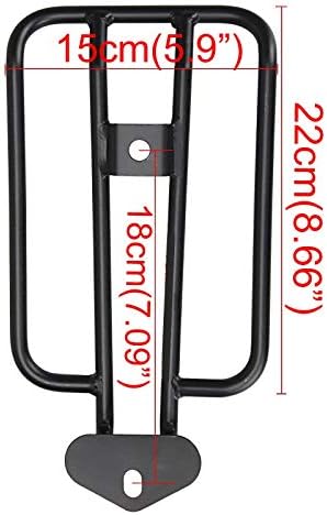 Gepäckbrücke Motorrad Craftride schwarz DP1313