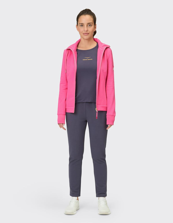 Venice Beach Sweatjacke VB Caron L Tourmaline Pink, L Tourmaline Pink