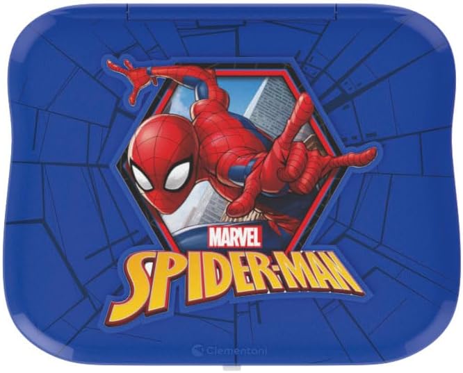 Clementoni - Computer Kid Spiderman Lern-Laptop für Kinder ab 4 Jahren, 30 pädagogische Aktivitäten,