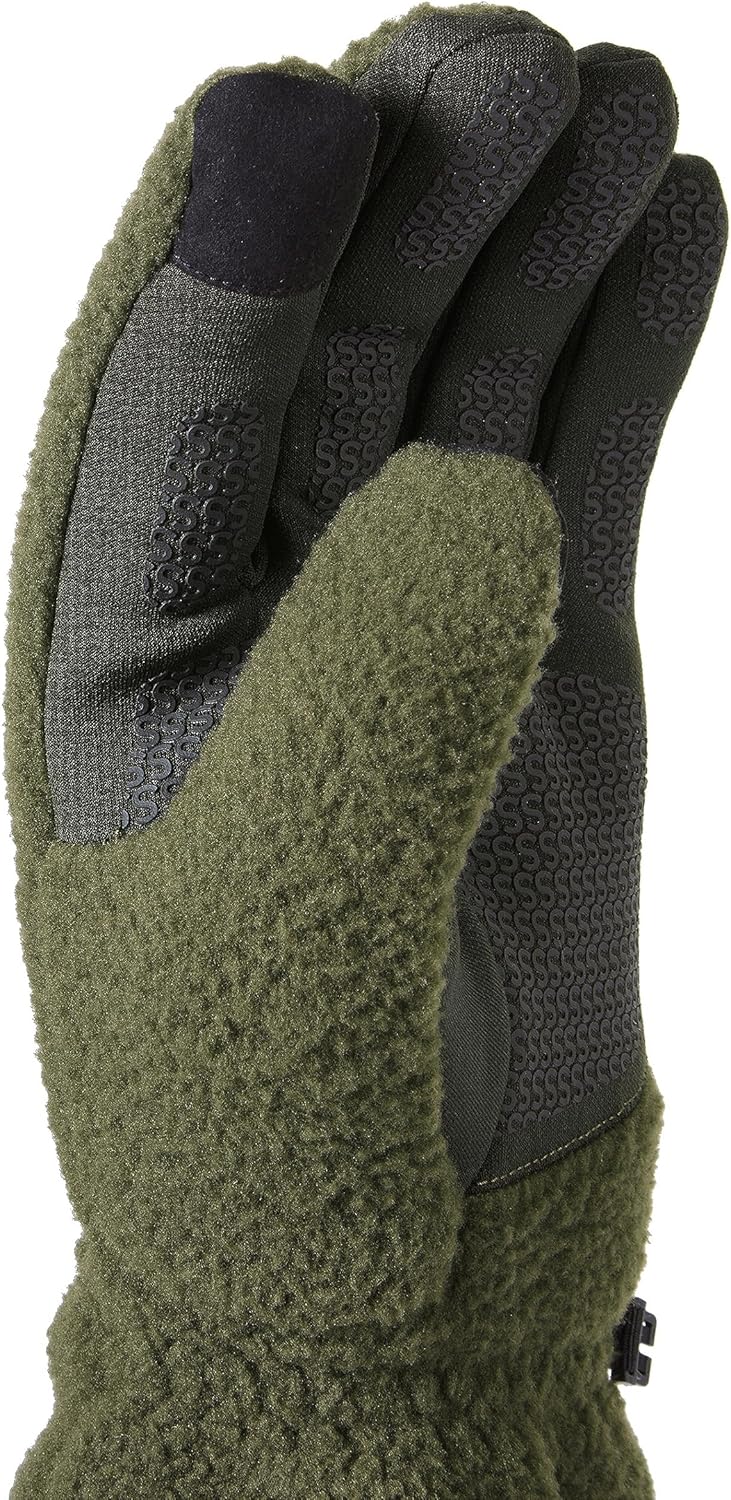 SealSkinz Unisex Hoveton Wasserdichter Sherpa-Fleece Winter-Handschuhe Grösse M Olivgrün, Grösse M O