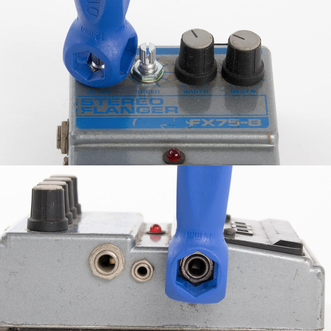 MusicNomad Equipment Care MN227 The Octopus 8 ’N 1 Tech Tool blau standart Einzeln, Einzeln