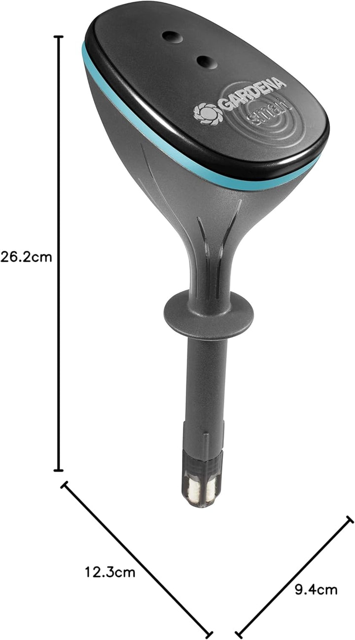 Gardena smart Sensor: misst Bodenfeuchte, Lichtstärke, Aussentemperatur per smart App für iOS und An
