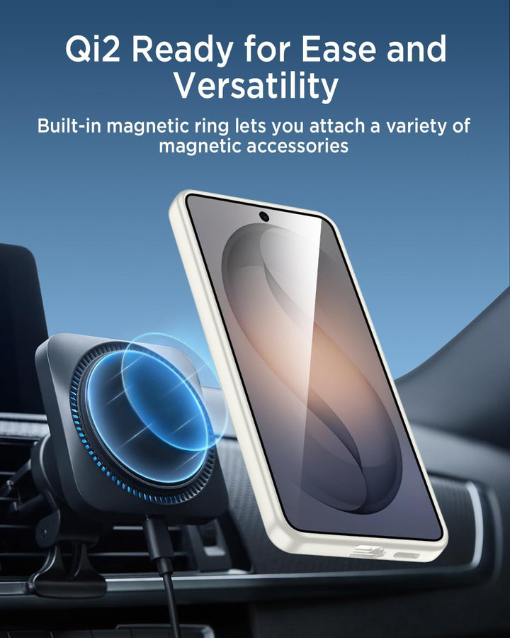 Miimall Magnetische Hülle Kompatibel mit Samsung Galaxy S26 Ultra Hülle Ultradünn 2026, PC+TPU Stoss