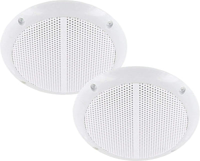 ADAKAT 2er Pack, Outdoor Einbaulautsprecher, 20W RMS, 100W Musikleistung