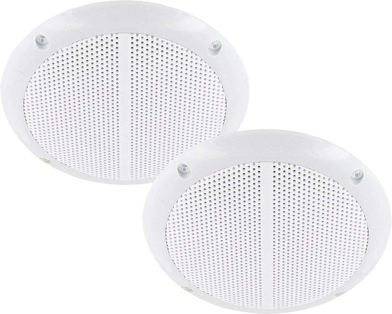 ADAKAT 2er Pack, Outdoor Einbaulautsprecher, 20W RMS, 100W Musikleistung