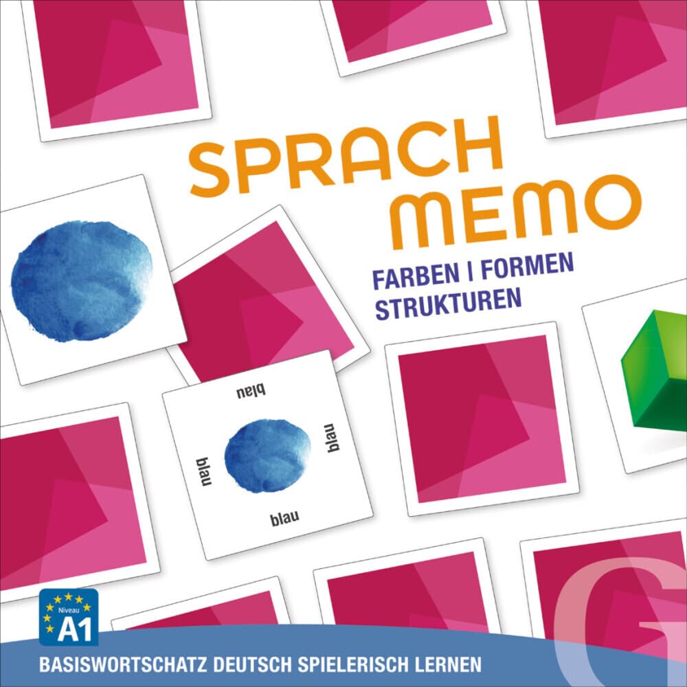 SPRACHMEMO Farben / Formen / Strukturen: Basiswortschatz Deutsch spielerisch lernen / Sprachspiel, T