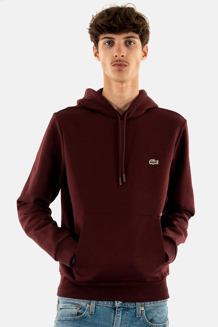 Lacoste Herren Sweatjacke SH1927, Männer Sweatshirt Reissverschluss,Regular Fit L Kaffee (Espresso),