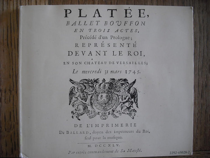 Rameau - Platée / Les Musiciens du Lourve · Minkowski, Audio-CD