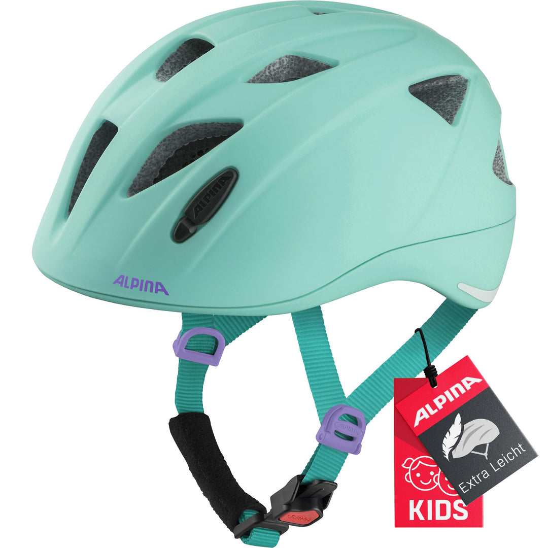 ALPINA XIMO L.E. - Leichter, Sicherer & Bruchfester Fahrradhelm Mit Optionalen LED-Licht Für Kinder