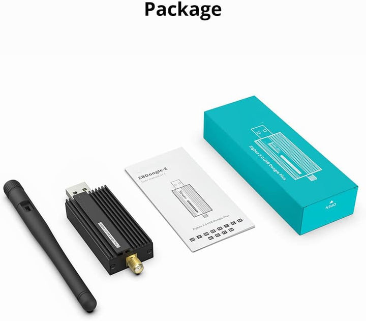 Zigbee Gateway, ZBDongle-E USB Zigbee 3.0 USB Dongle Plus,EFR32MG21 + CH9102F Zigbee USB-Stick EFR32